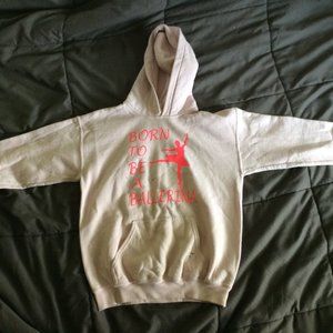 a girls pink sweatshirt